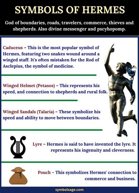 hermes symbol and animal|what color represents hermes.